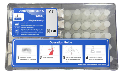 Kit de prueba de antiestreptolisina O (Método de inmunoensayo de nefelometría) | 1111005 ASO (Método de nefelometría)