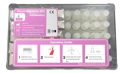Kit de prueba de factor reumatoide (método de inmunoensayo de nefelometría) | 1111007 Factor Reumaoide (Método nefelometría)