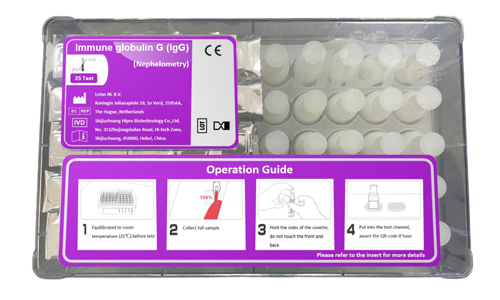 Kit de prueba de Inmunoglobulina IgG (Método Turbidimétrico de dispersión de velocidad) | 1111019 IgG (Método Turbidimétrico)