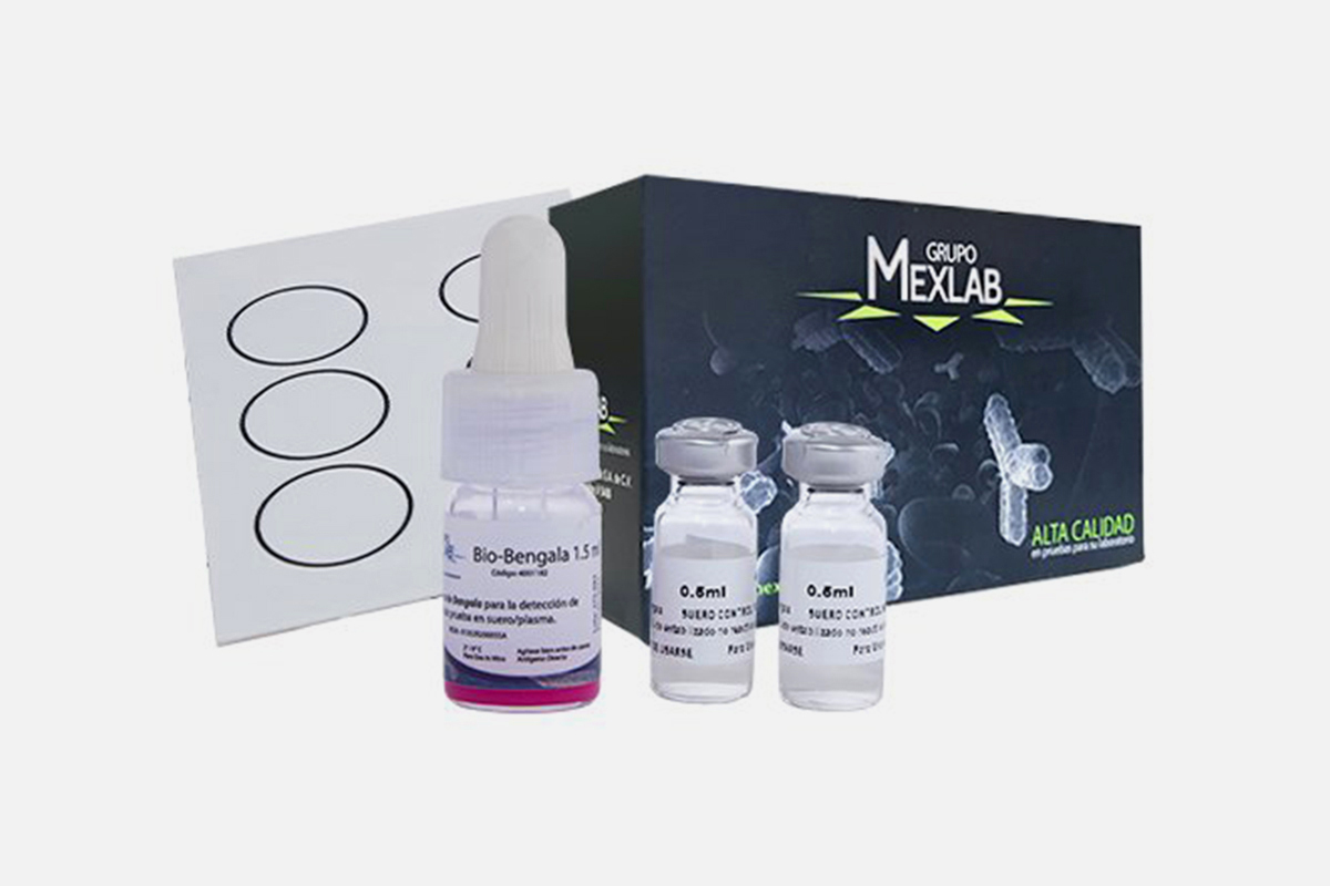 Antígeno Rosa de Bengala para la detección de Brucelosis | 4001183 BIO-BENGALA 3ml.