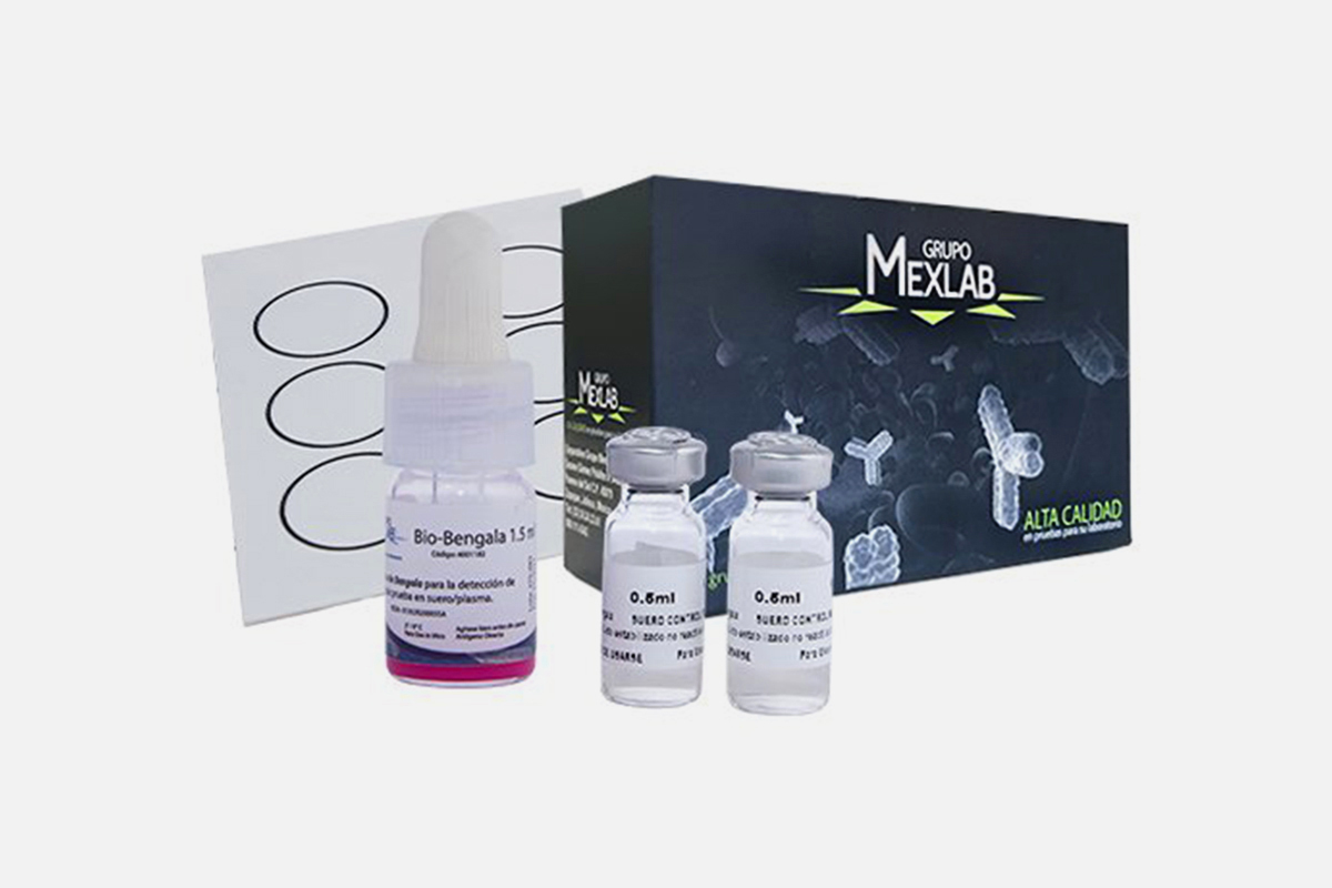 Antígeno Rosa de Bengala para la detección de Brucelosis | 4001184 BIO-BENGALA 5ml.