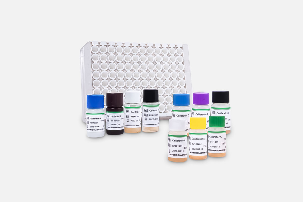 Ensayo inmunoenzimático por Quimioluminiscencia para la cuantificación de Triyodotironina (T3) en suero | 9001201 T3