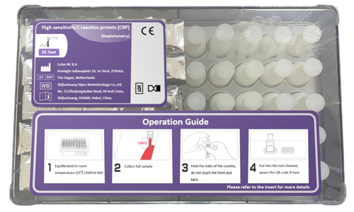 Kit de prueba  Proteína C Reactiva (Método tubidimétrico de dispersión de velocidad) | 1111003 PCR (Método turbidimétrico)