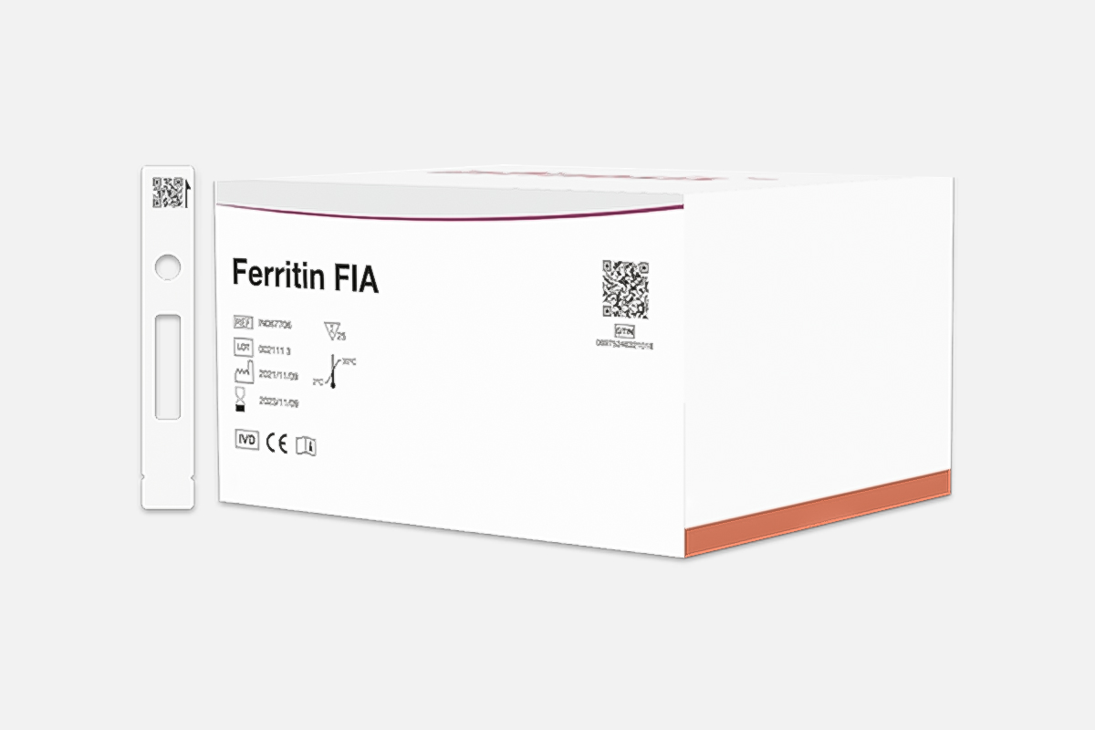 Kit de diagnóstico para ferritina (ensayo inmunocromatográfico de fluorescencia) | 1112031 Ferritina (Inmunofluorescencia)