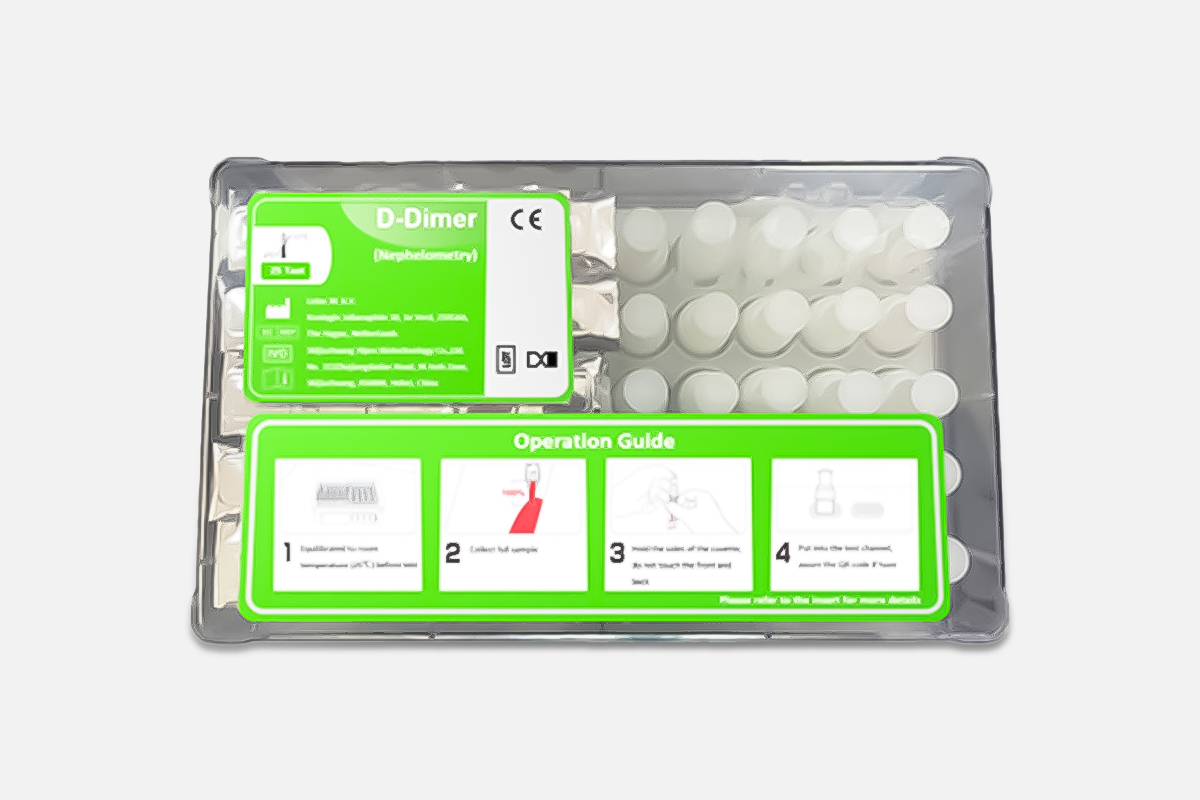 Kit de prueba de dímero D (método de inmunoensayo de nefelometría) | 1111026 Dimero-D (Método nefelometría)