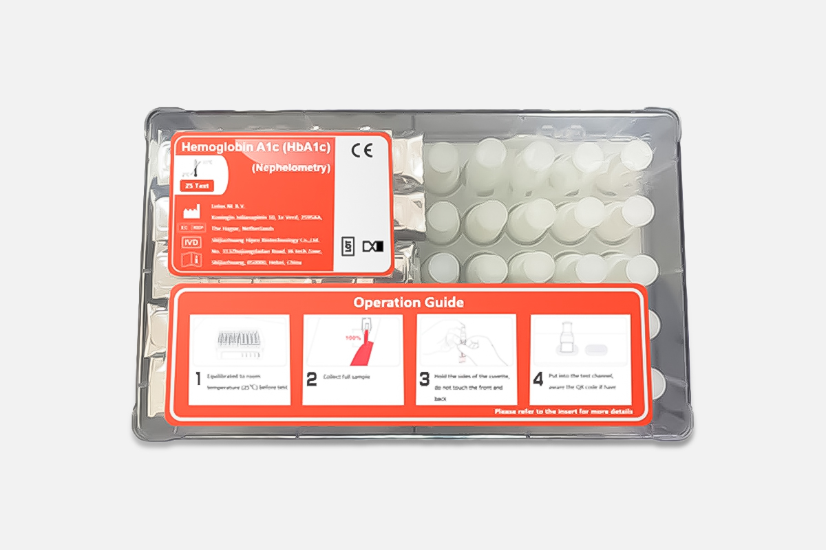 Kits de prueba de hemoglobina glicosilada (HbA1c) (método de inmunoensayo de nefelometría) | 1111010 HbA1c (Método nefelometría)