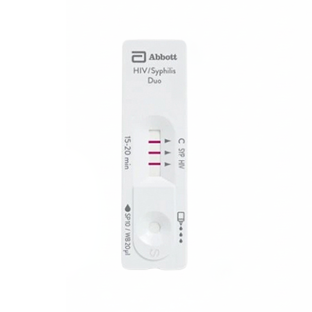 Prueba rápida de VIH 1/2 y Sífilis (Ab)