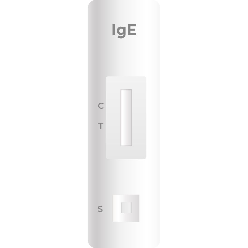 Prueba rápida de Inmunoglobulina E