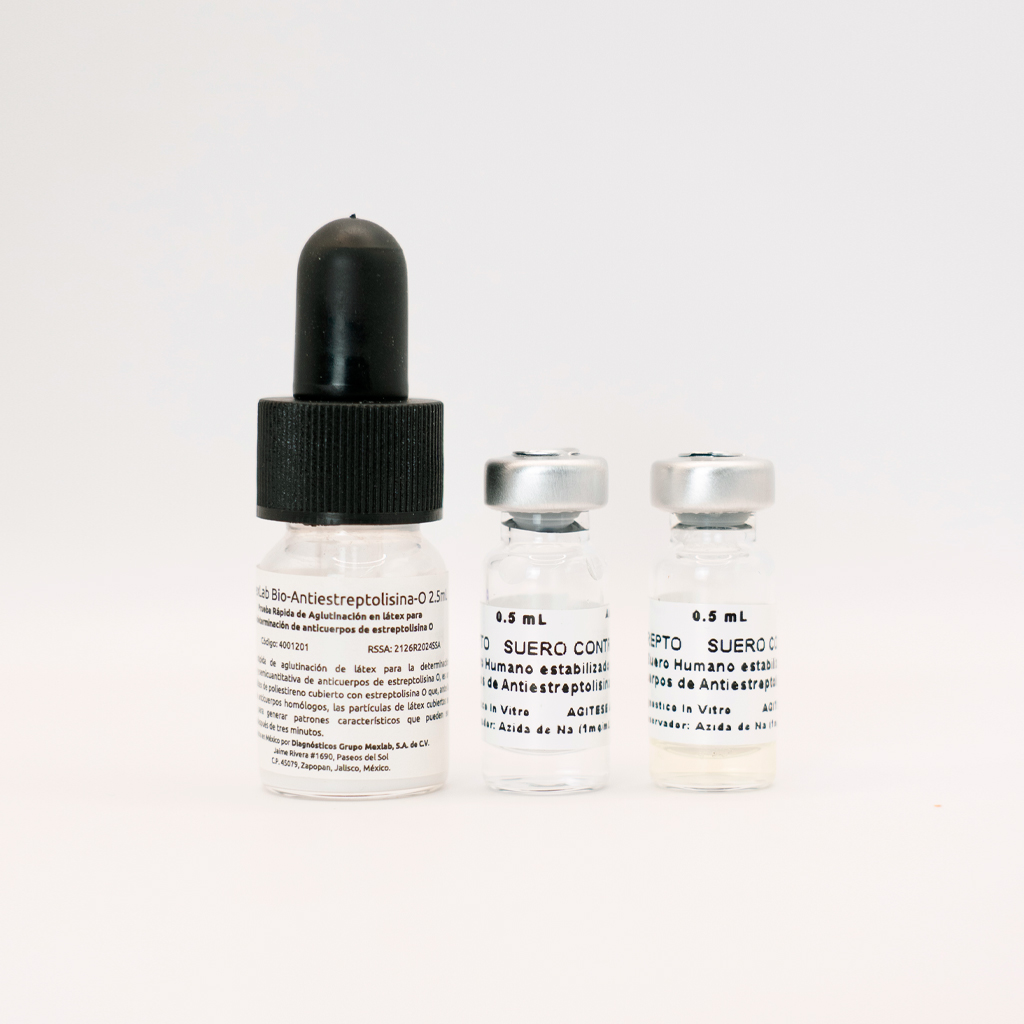 Antiestreptolisina – O | Aglutinación en látex
