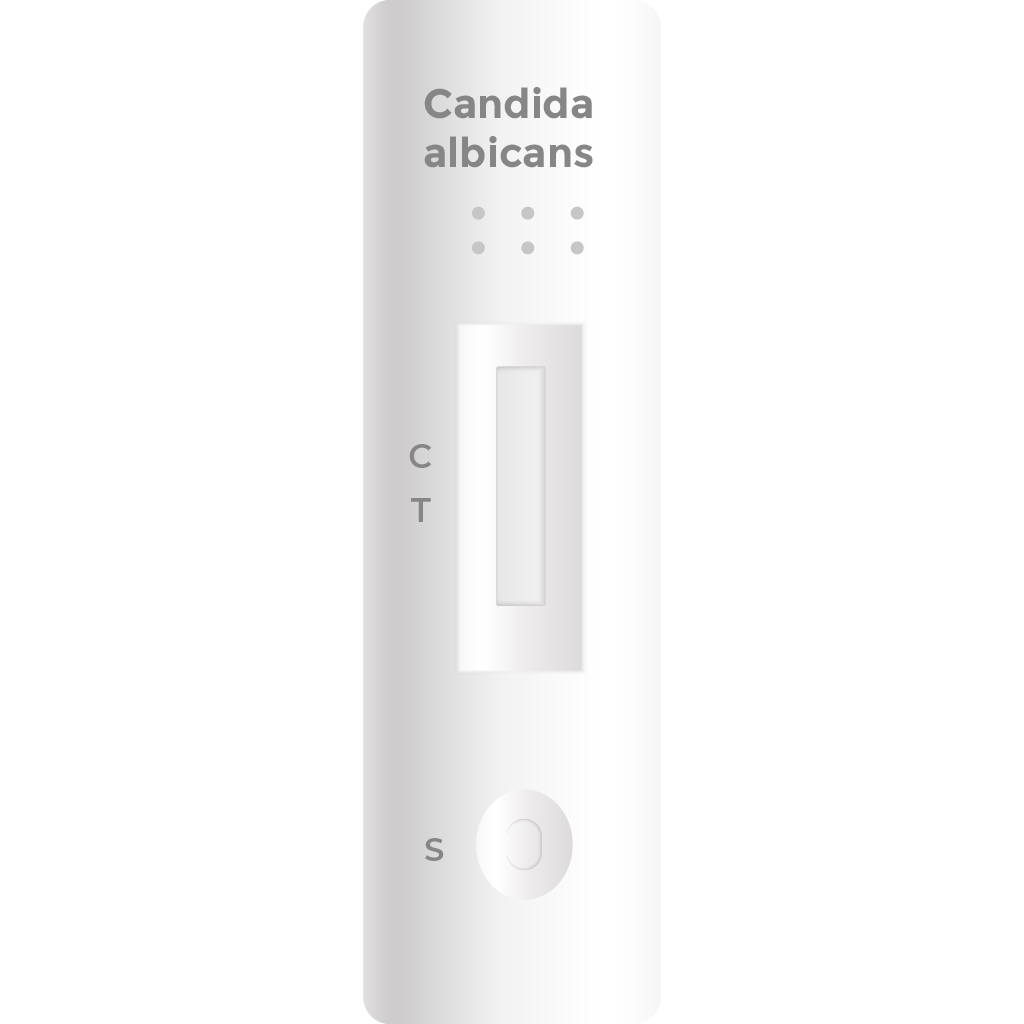 Prueba rápida de Candida albicans en antígeno