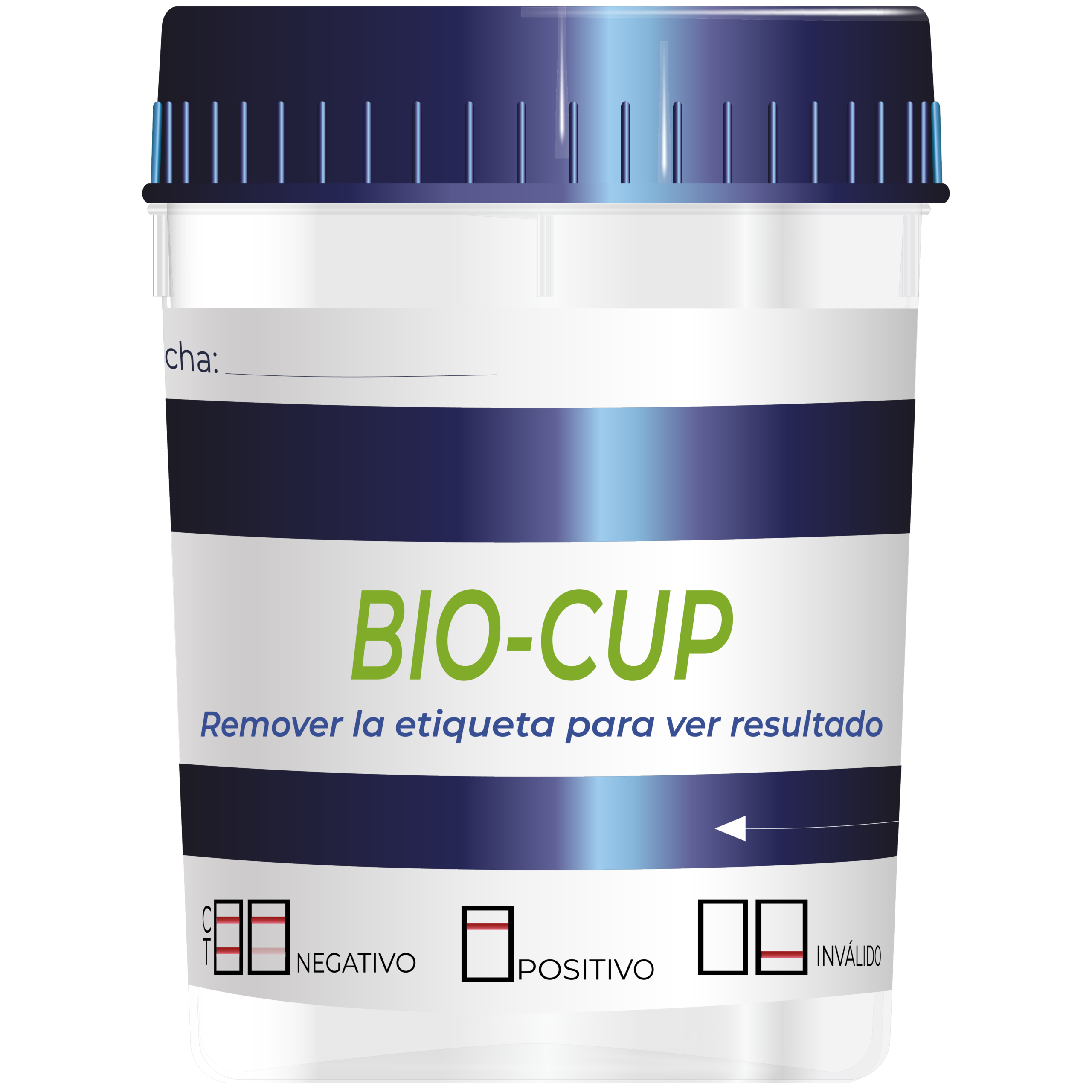Prueba rápida Multidrogas en Vaso (cocaína-thc-anfetamina-benzo-barbitúricos)