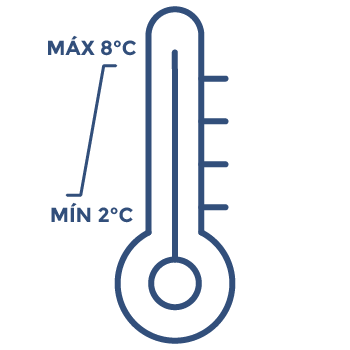 Reactivos estables entre 2–8 °C para uso IVD.