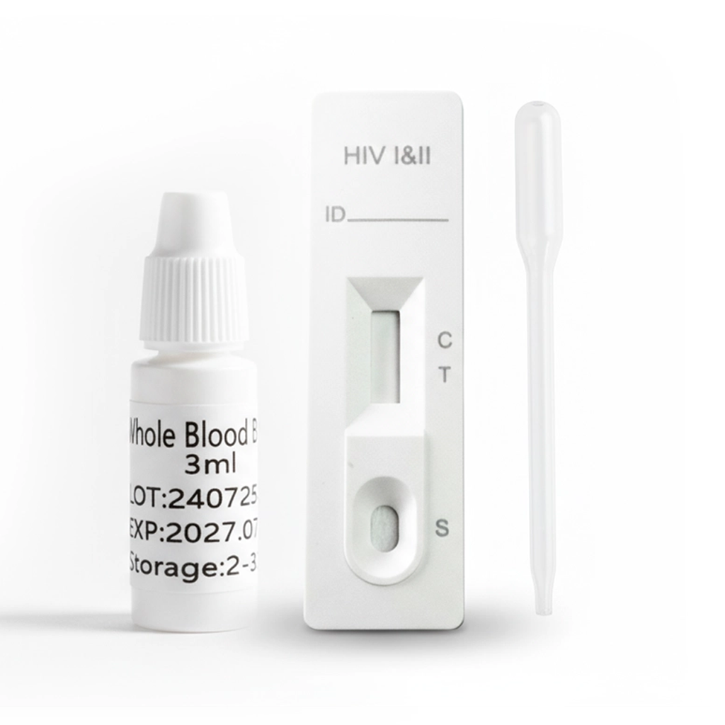 Prueba rápida de HIV I y II en Anticuerpos