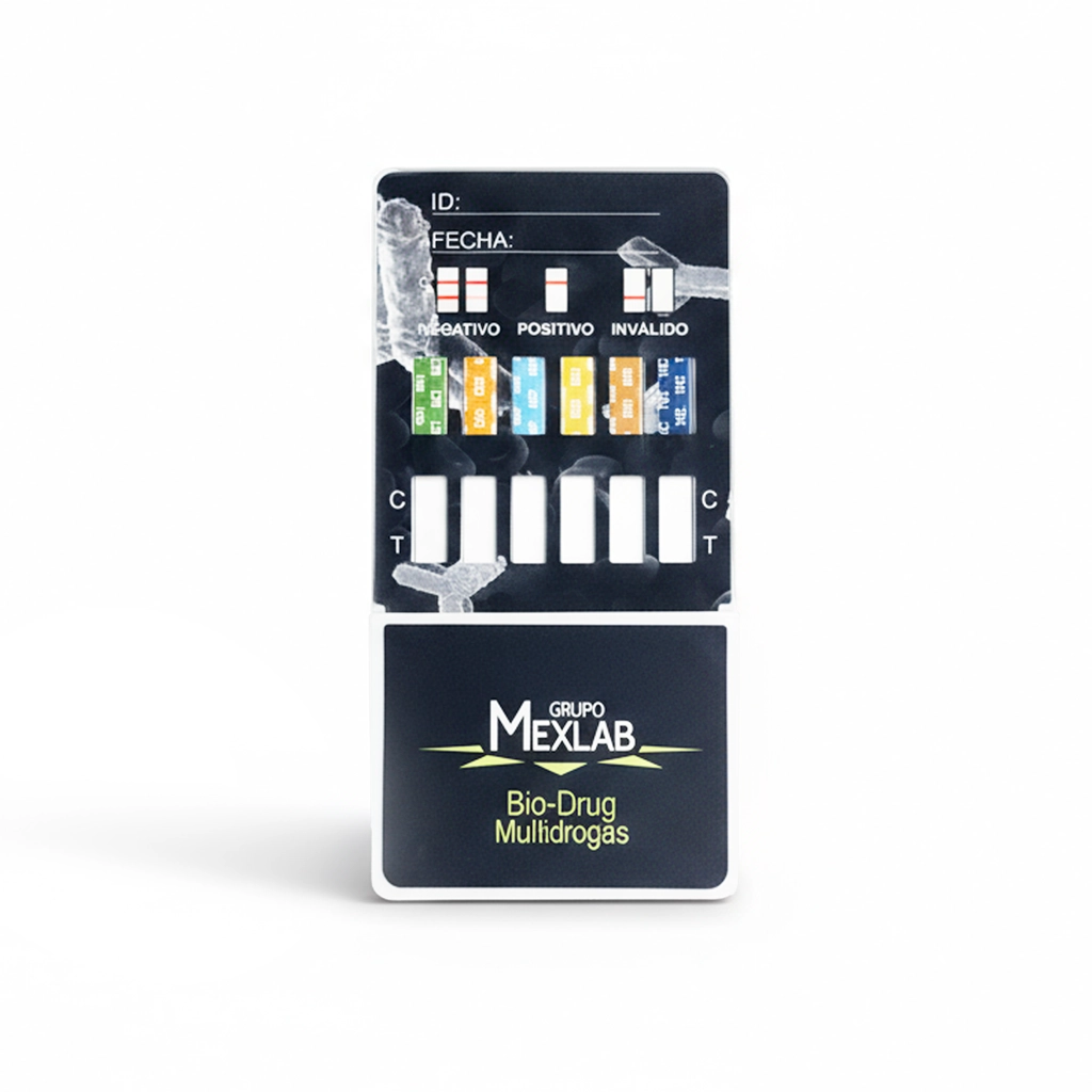 Drogas Multipanel (coc-thc-anfetamina-meta-benzo-morfina-pcp)