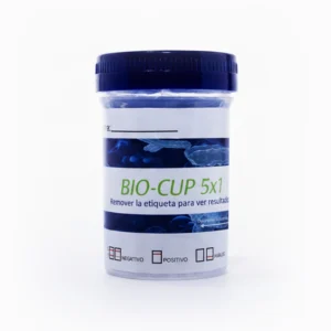 Prueba rápida Multidrogas en Vaso cocaína-thc-anfetamina-metanfetamina-pcp