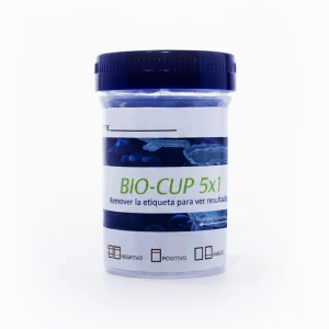 Prueba rápida Multidrogas en Vaso (cocaína-thc-anfetamina-benzo-barbitúricos)