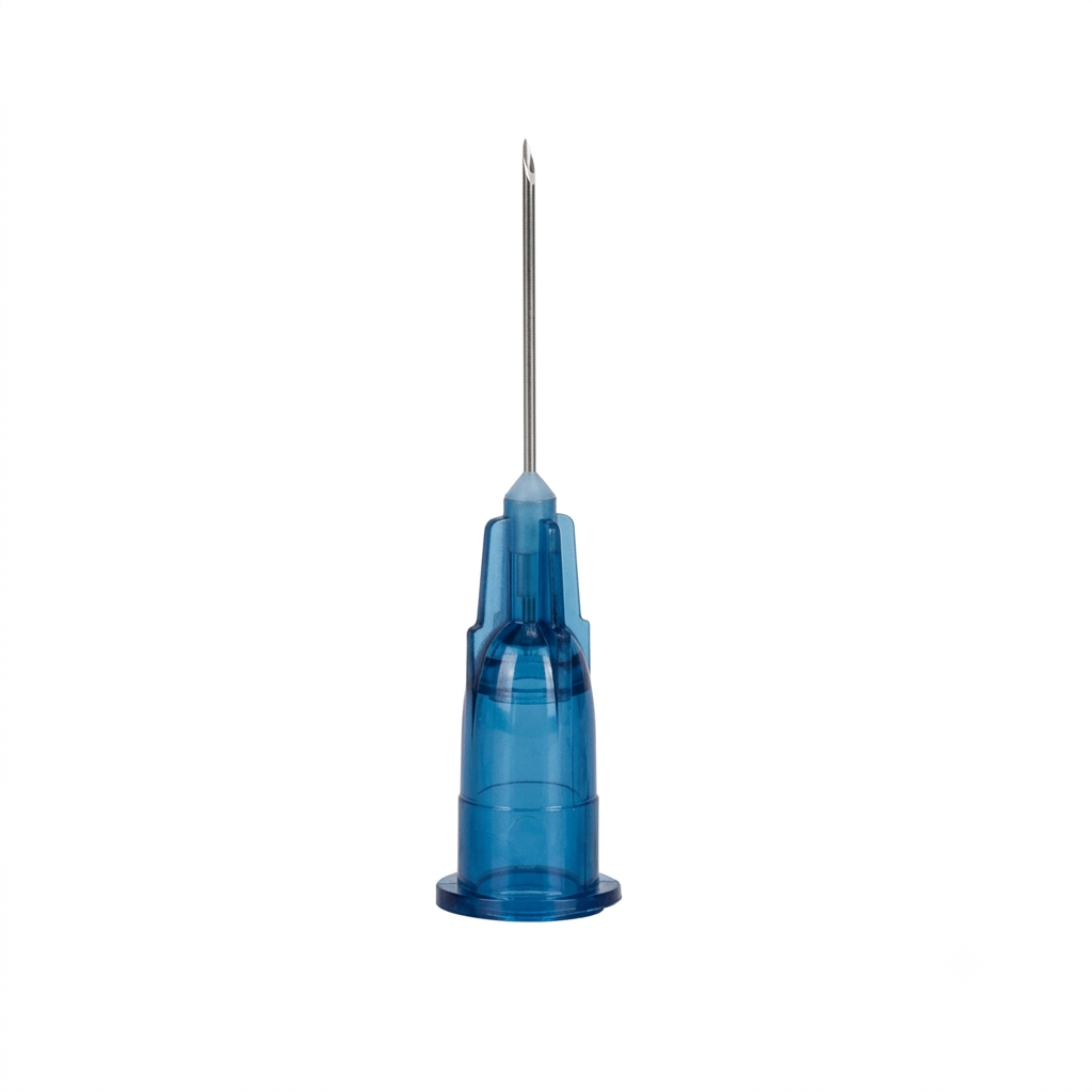Aguja Hipodérmica Azul corta 23×25