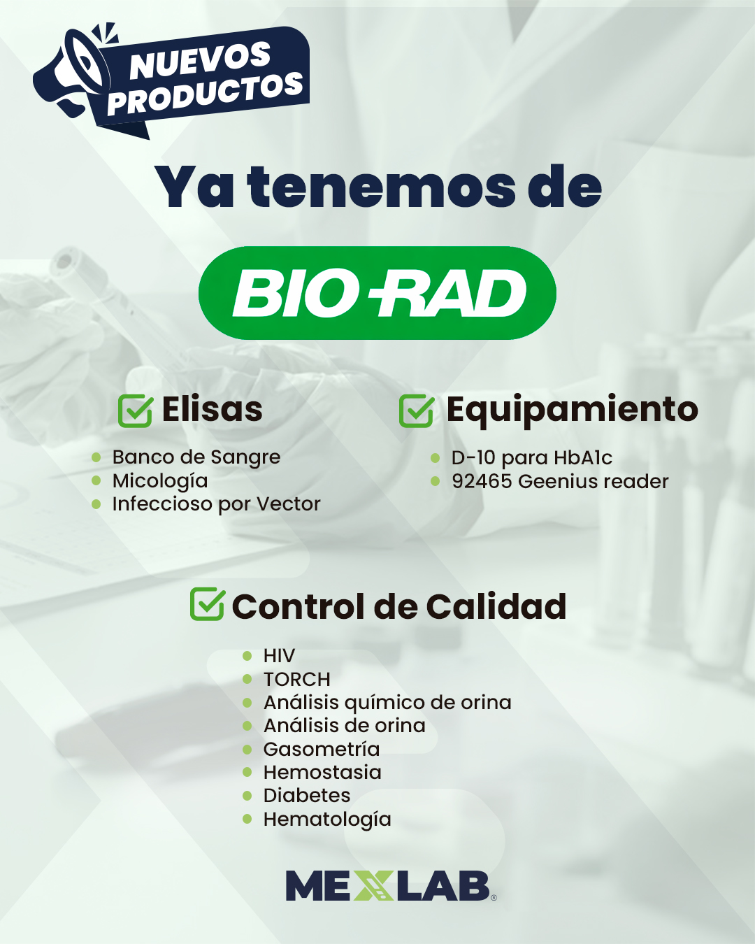 Conoce lo nuevo de Bio-Rad