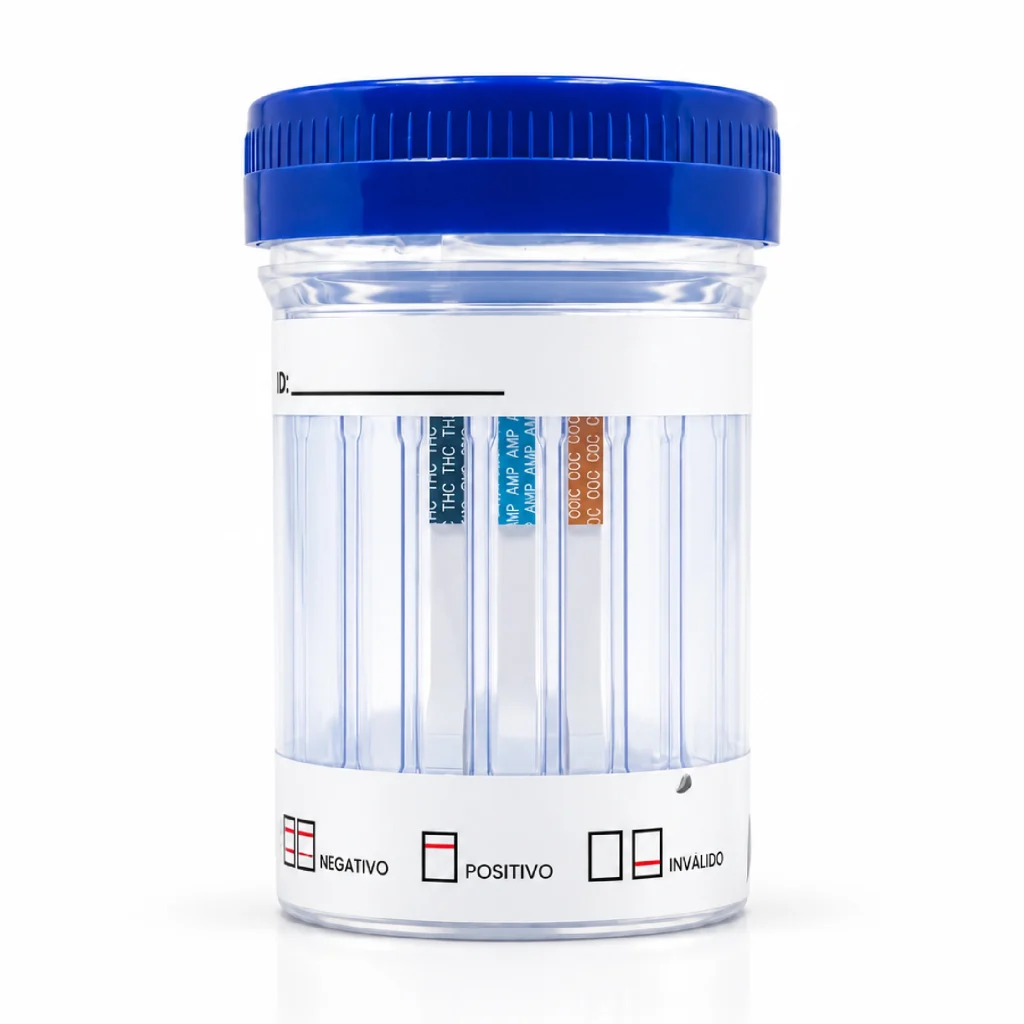 Prueba rápida Multidrogas en Vaso (cocaína-thc-anfetamina)