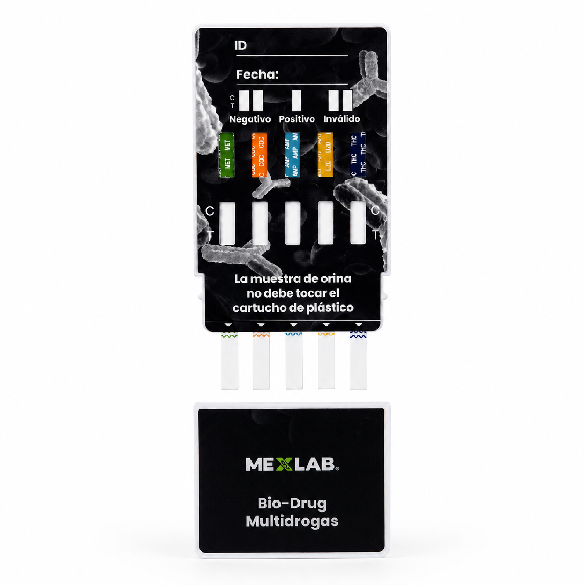 Drogas Multipanel (cocaína-thc-anfetamina-barbi-metanfetamina)