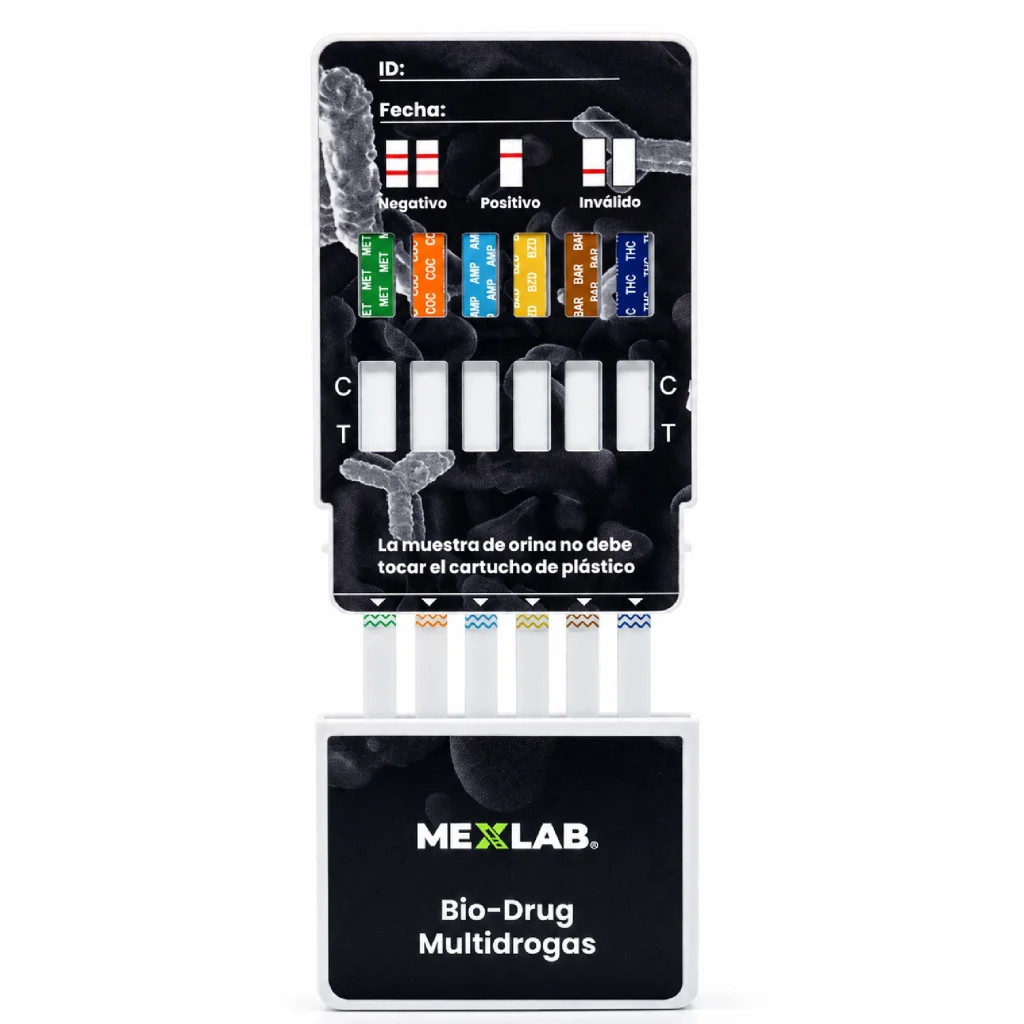 Drogas Multipanel (cocaína-thc-anfetamina-meta-morfina-metilfenidato)